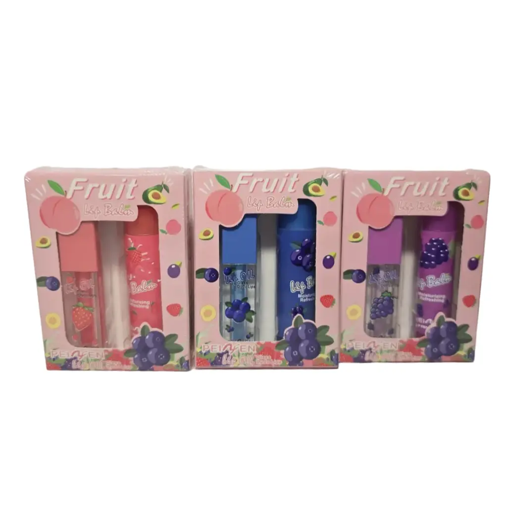 DUO BALSAMO Y ACEITE PARA LABIOS (FRESA)