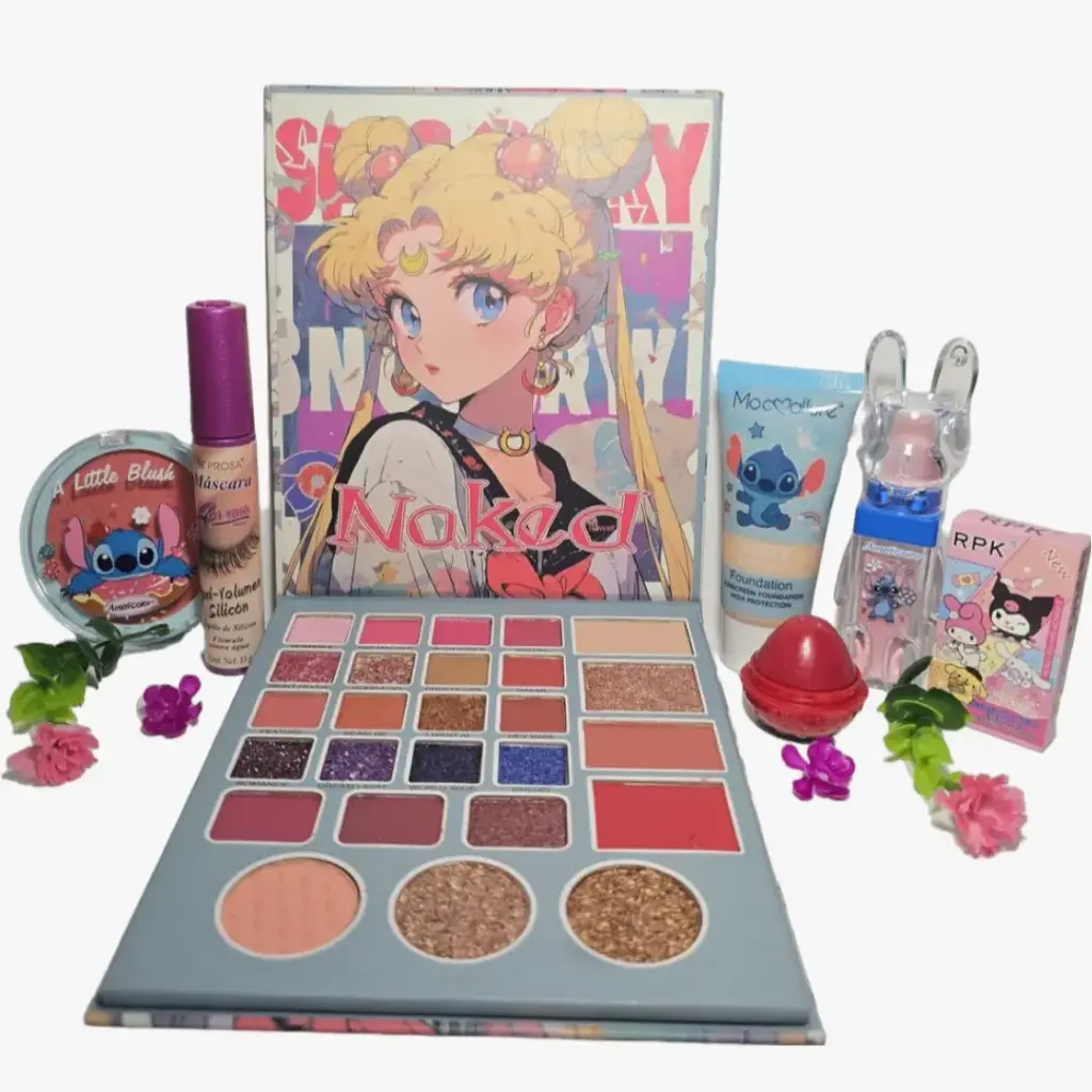 COMBO DE MAQUILLAJE FANTASÍA – COLOR, BRILLO Y DEFINICIÓN