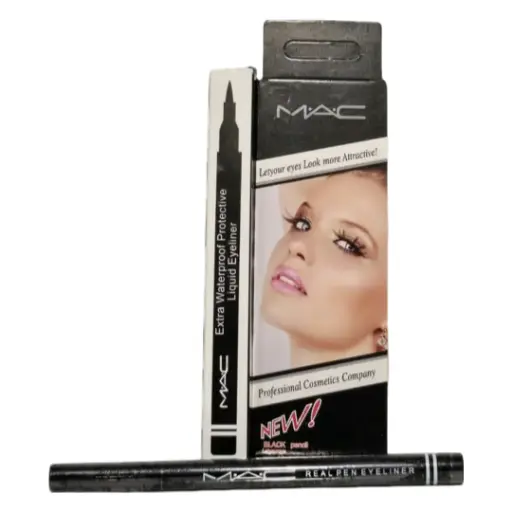 DELINEADOR EN PLUMÓN COLOR NEGRO MAC
